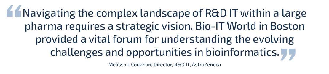 Bio-IT World Conference and Expo Testimonial